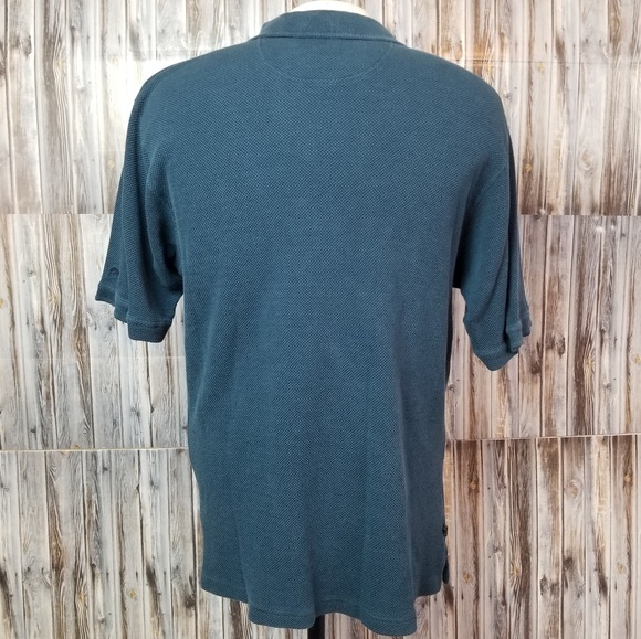 Tommy Bahama Mens Blue Polo XL Silk & Cotton G55 - Picture 3 of 6
